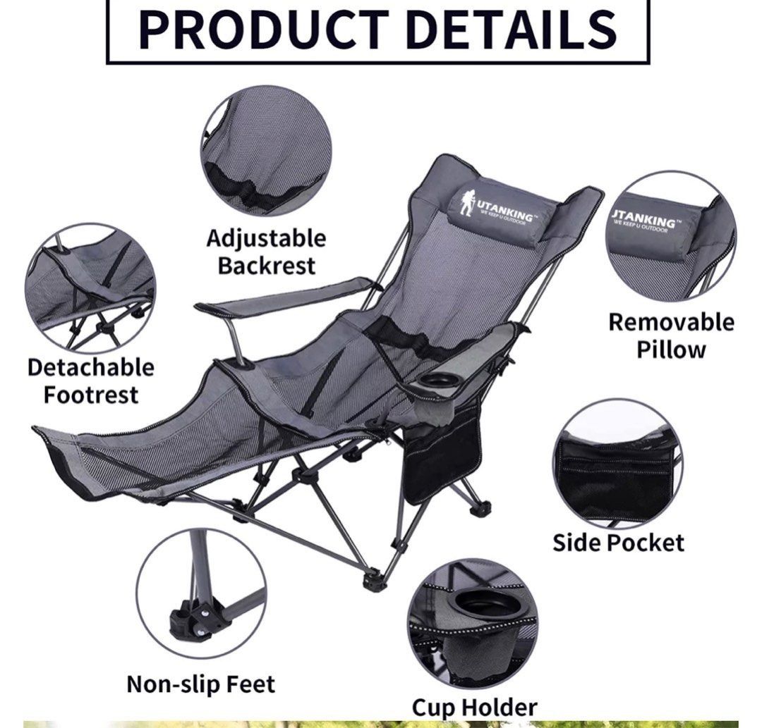 Reclining camp chair discount bcf