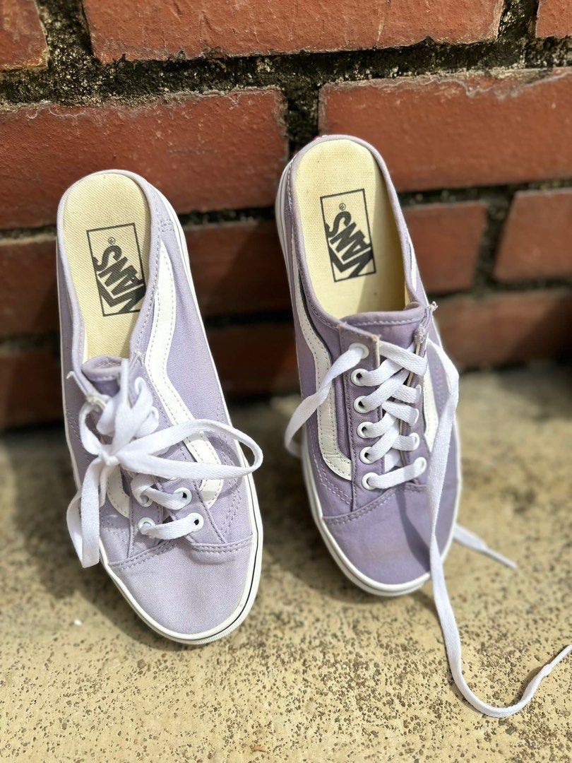 Purple white hotsell vans