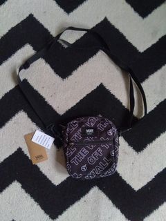 Vans shoulder bag black dimension otw tas slempang slingbag backpack bag