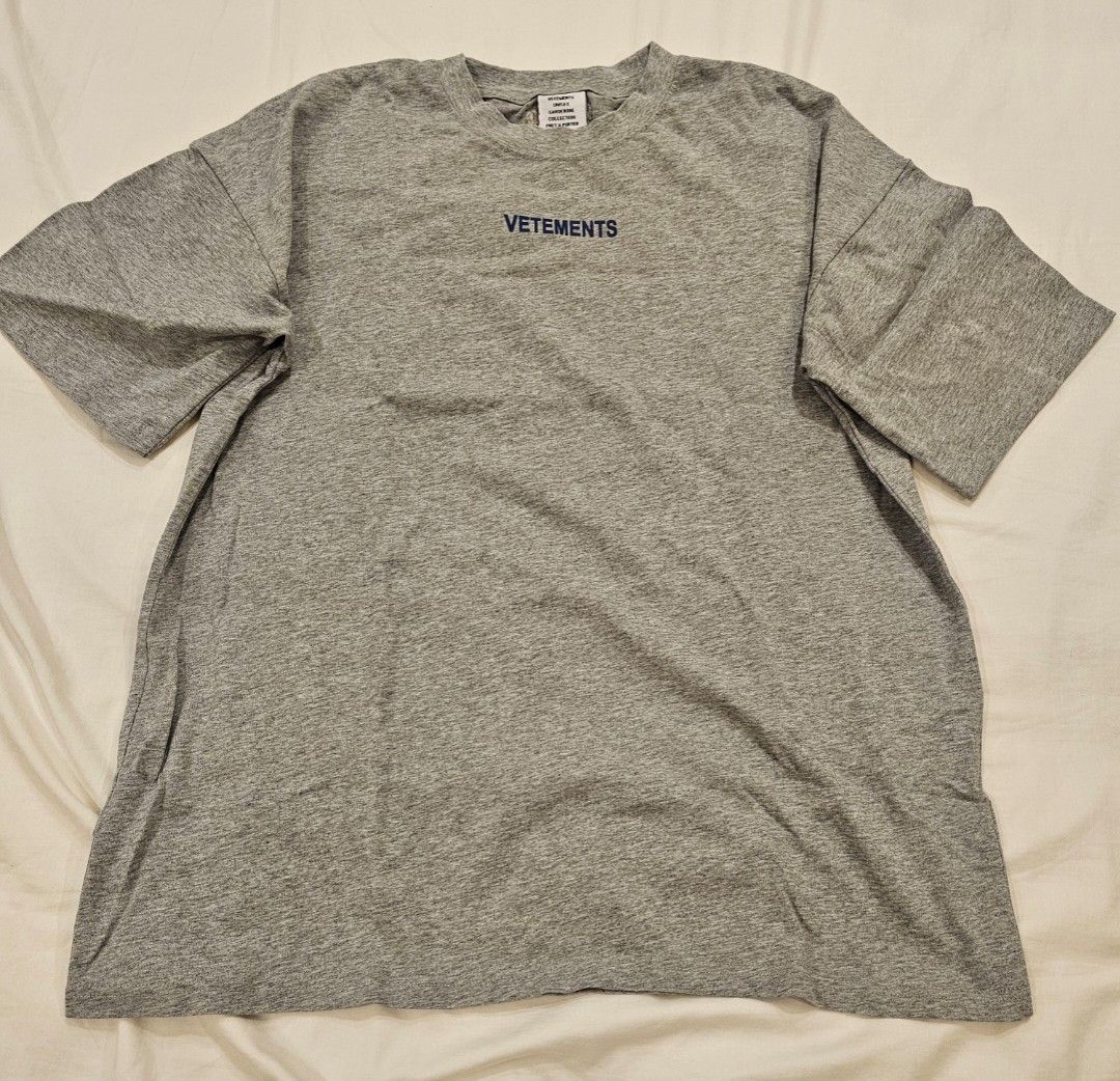 Vetement t shirt grey Men s Fashion Tops Sets Tshirts Polo