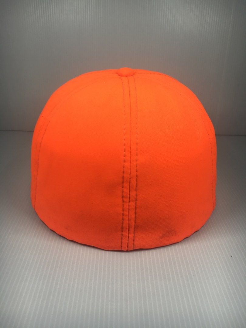 Vintage Fluorescent Orange Hunting Cap, Men's Fashion, Watches