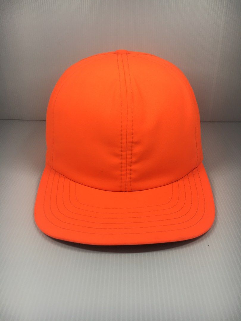 Vintage Fluorescent Orange Hunting Cap, Men's Fashion, Watches