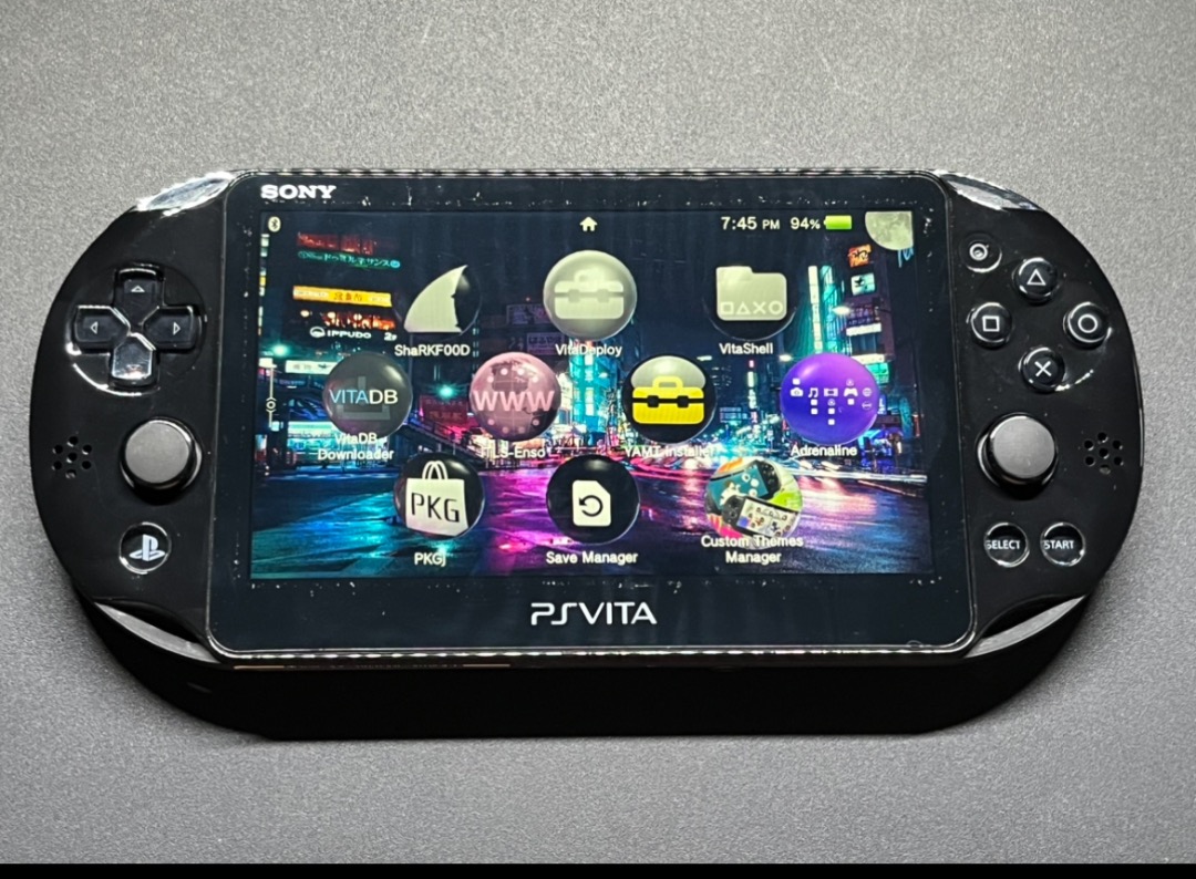 Modded PS VITA Playstation Upgradable128 256gb Memory card Storage