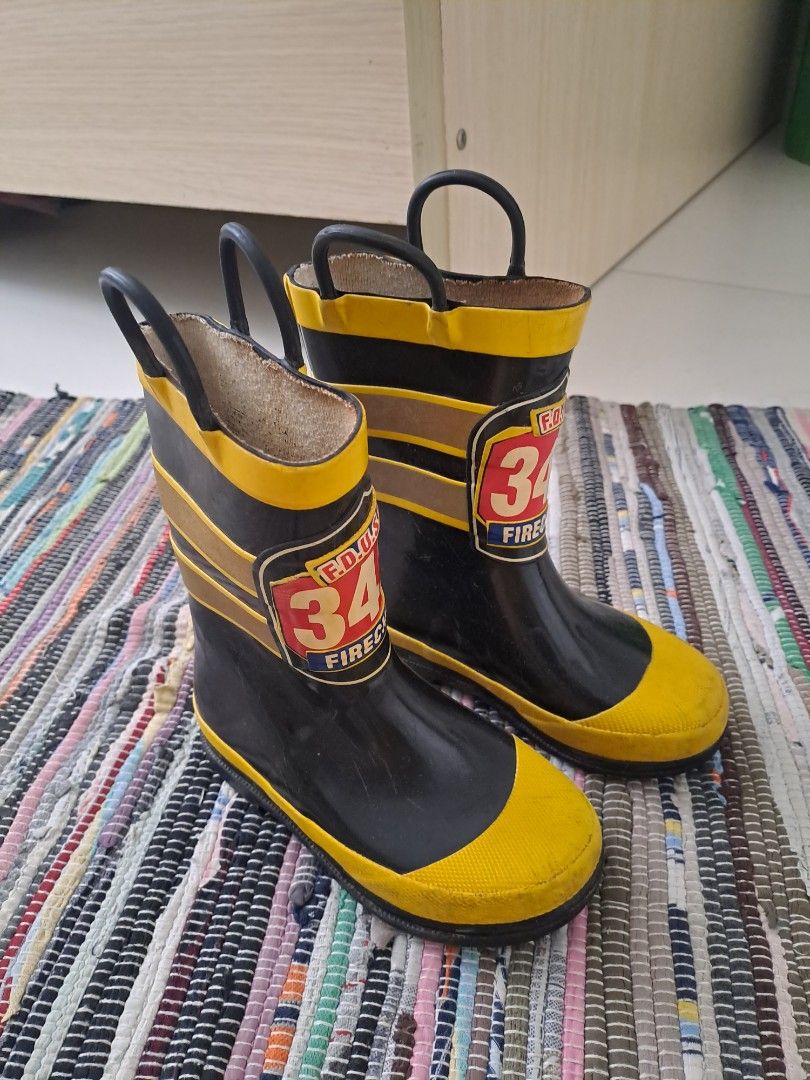 Fire chief rain boots hotsell