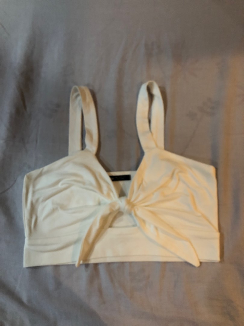 LOU LOU TIE TOP WHITE