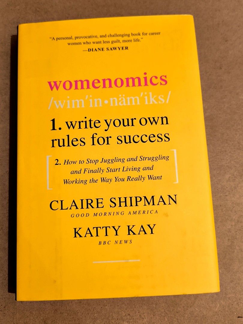 Womenomics Book By Claire Shipman Katty Kay, Hobbies & Toys, Books
