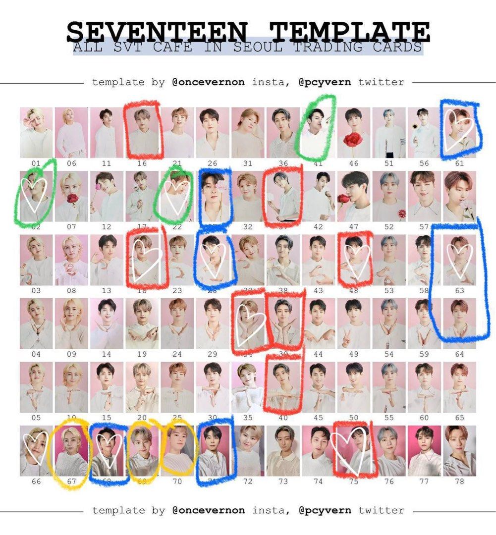 WTT/WTS] SEVENTEEN CAFE IN SEOUL TRADING CARDS, Hobbies & Toys