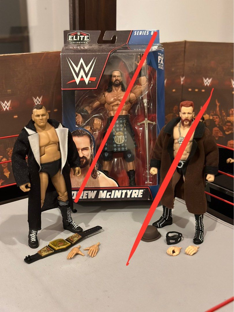 HKN93 WWE Elite Collection Action Figure Gunther - 15cm Con 25 Punti Articolati - Accessori E Mani Intercambiabili - Da 8 Anni