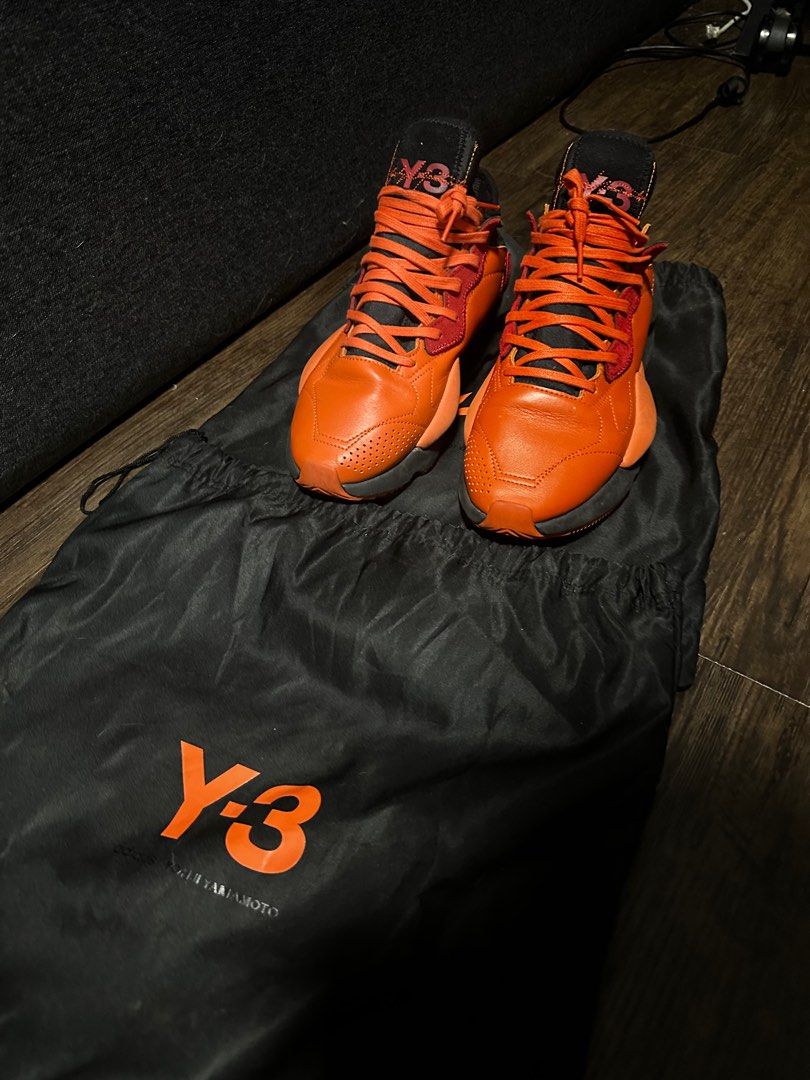 Y 3 Kaiwa Orange Black