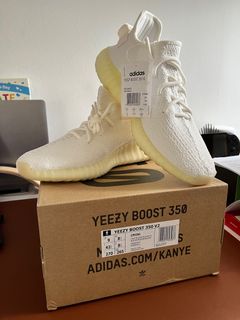 White yeezy sneakers best sale
