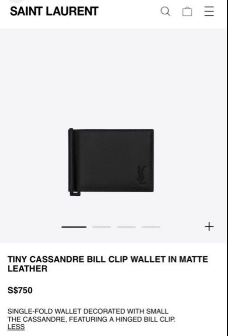 Money clip best sale ysl