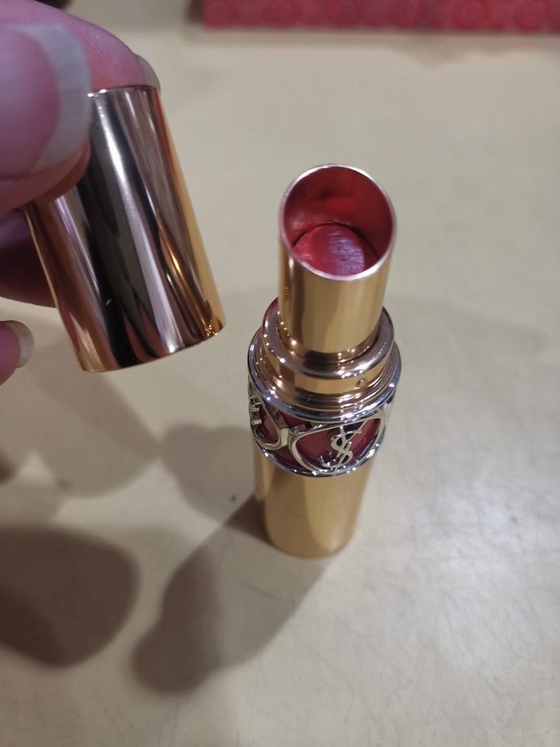 YSL Rouge Volupte Shine Lipstick 81 Coral Aviator Beauty Personal Care Face Makeup on Carousell