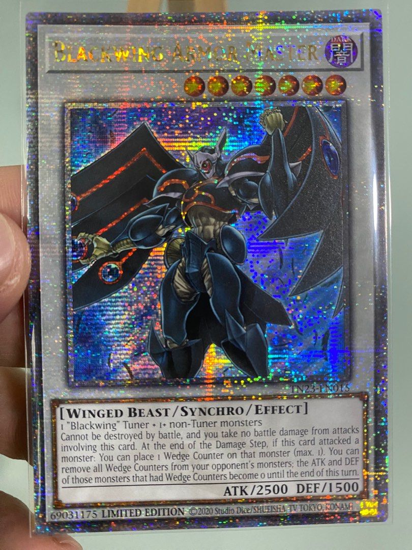 Yugioh Blackwing Armor Master CRMS-EN041 Ultra Rare 1st Ed LP 海外