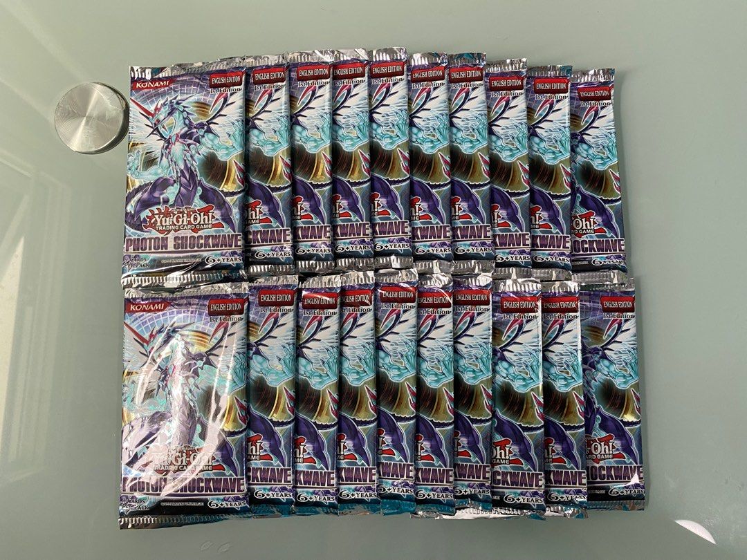 Yugioh Photon Shockwave 1st Edition Booster Pack [PHSW], Hobbies & Toys,  Toys & Games on Carousell