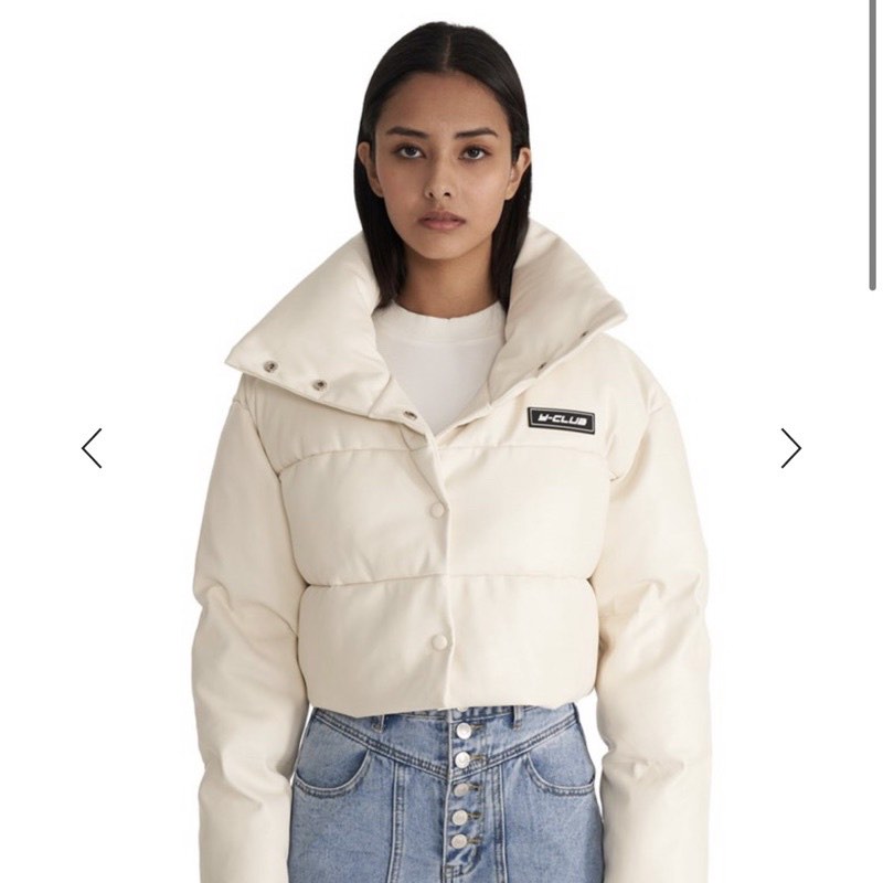 YUYU ACTIVE Puffer Jacket White Women s Fashion Coats Jackets