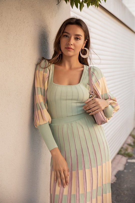 ZARA PLEATED KNIT TOP