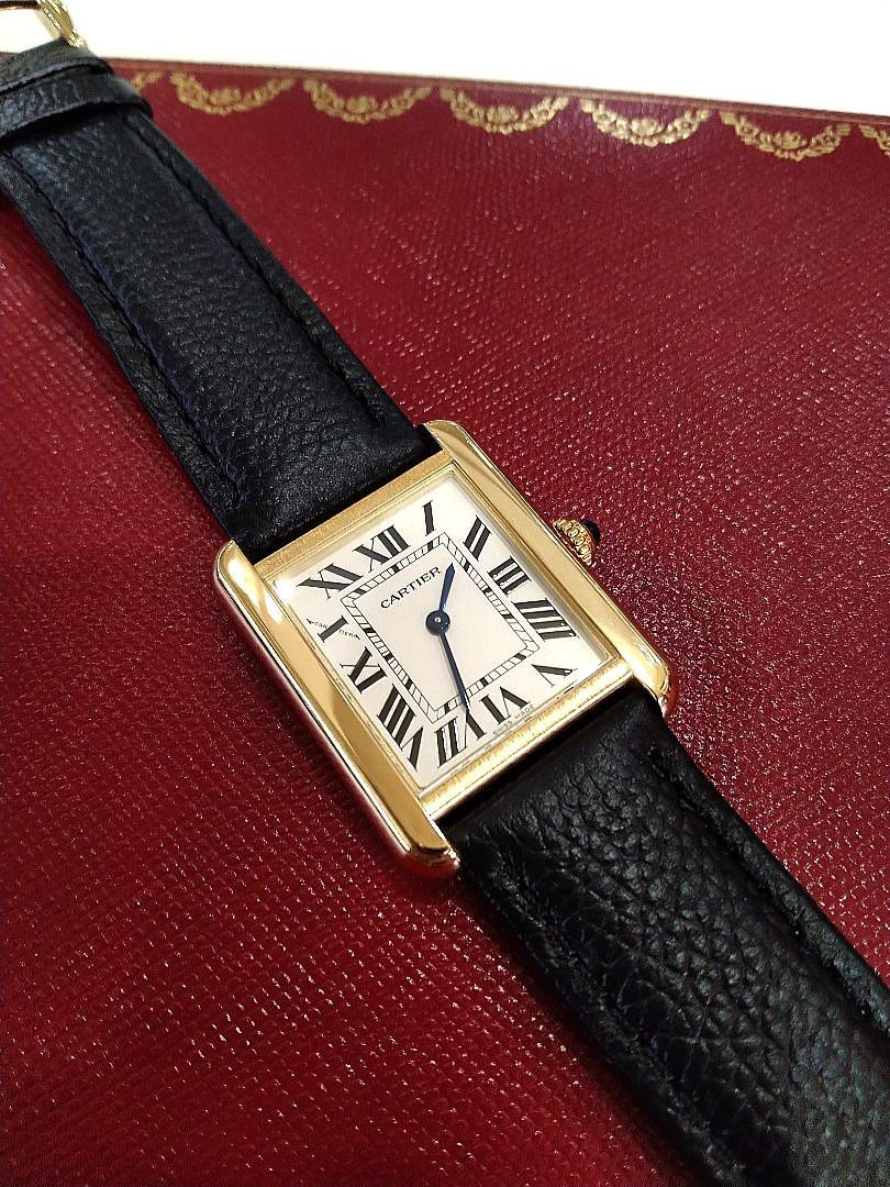Cartier tank solo small gold store