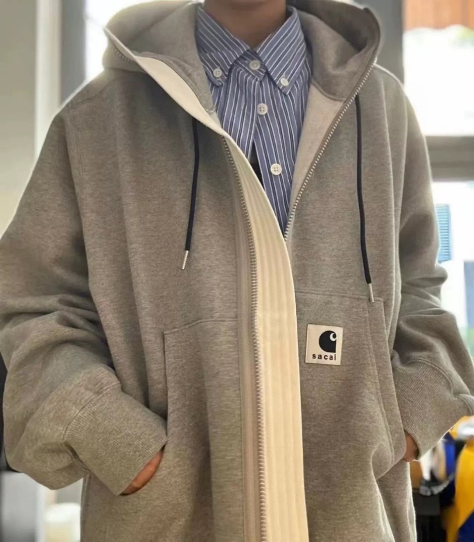 23AW Sacai × Carhartt, 男裝, 外套及戶外衣服- Carousell