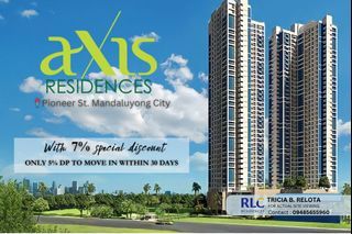 2BR Ready for Occupancy in Pioneer, Mandaluyong - AXIS RESIDENCES
