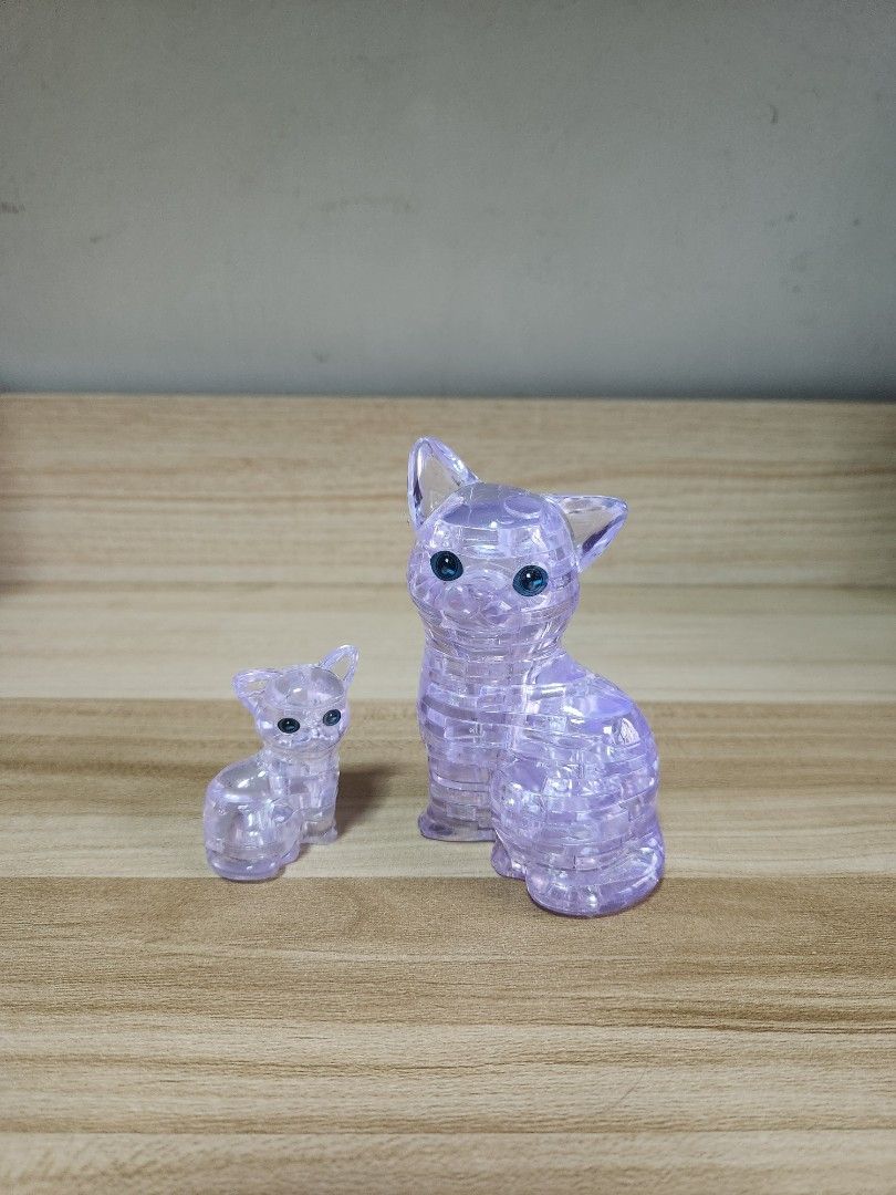 3d crystal puzzle cat and outlet kitten