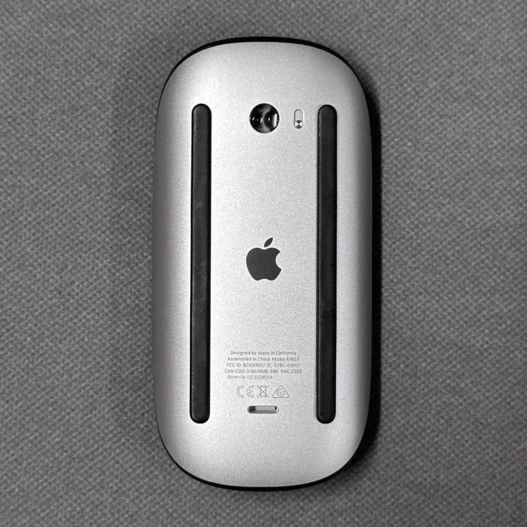 99% New Apple Magic Mouse Space Grey 太空灰(Black) A1657, 電腦