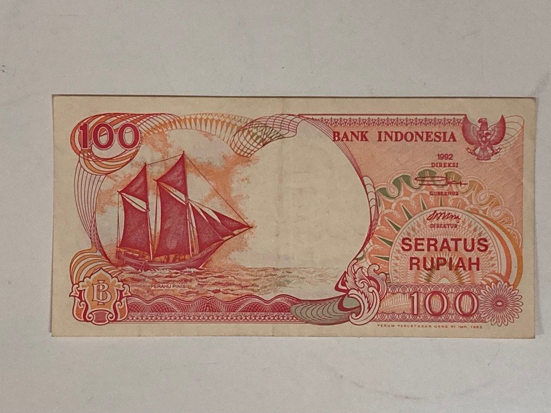 印尼盾100 紙幣/ Indonesian Rupiah 100 Banknote, 興趣及遊戲, 收藏品及紀念品, 錢幣- Carousell