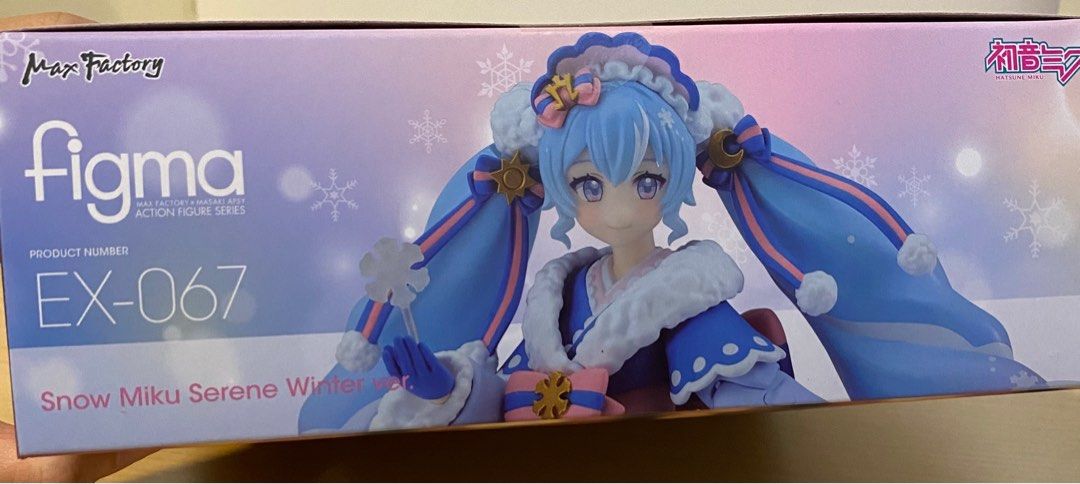 童心未泯代理figma EX-067 初音未來MIKU 雪未來冬麗Ver 模型公仔, 興趣