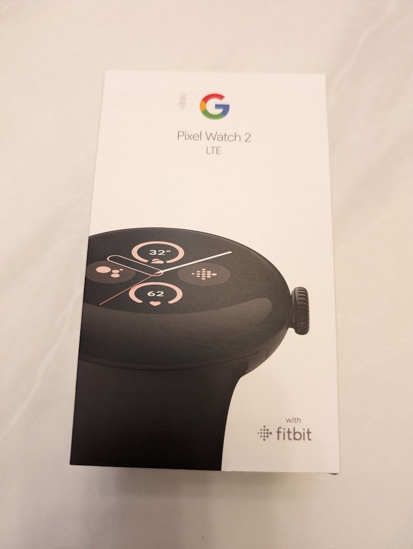 全新未拆Google Pixel Watch 2 LTE 黑色, 手機及配件, 智慧穿戴裝置及