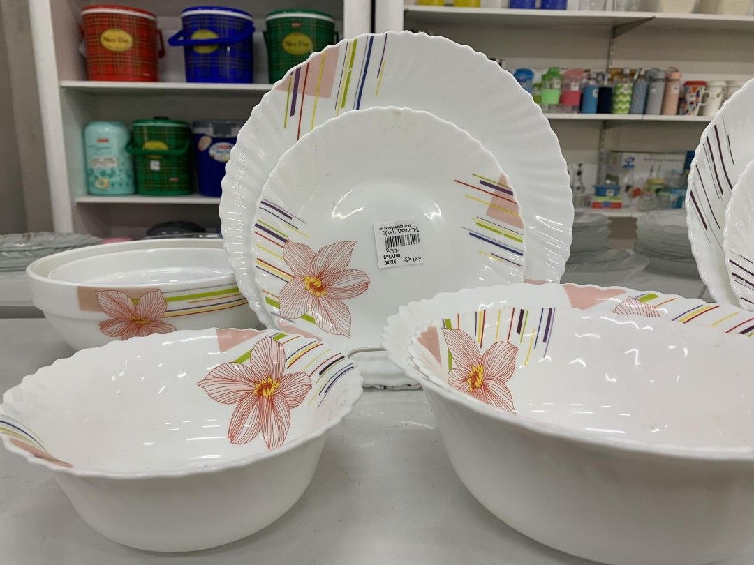 🏵️ OPAL DINNER SET 18PCS 🏵️ (Category: Dinnerware & Cutlery) located in Manila. Submitted by JBAL.GEN.MDSE (Listing ID 1264637966, Image 1). Description: 🏵️ OPAL DINNER SET 18PCS 🏵️ - 6pc Dinner Plates - 6pc Dessert Plates - 6pc Bowl ( 3pc 6" , 3pc 7" ) 🏵️ ₱ 1,700.00 ONLY 🏵️.
