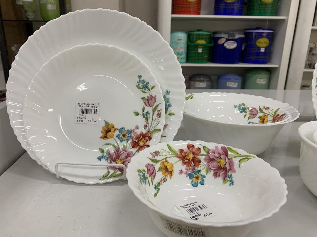 🏵️ OPAL DINNER SET 18PCS 🏵️ (Category: Dinnerware & Cutlery) located in Manila. Submitted by JBAL.GEN.MDSE (Listing ID 1264637966, Image 3). Description: 🏵️ OPAL DINNER SET 18PCS 🏵️ - 6pc Dinner Plates - 6pc Dessert Plates - 6pc Bowl ( 3pc 6" , 3pc 7" ) 🏵️ ₱ 1,700.00 ONLY 🏵️.