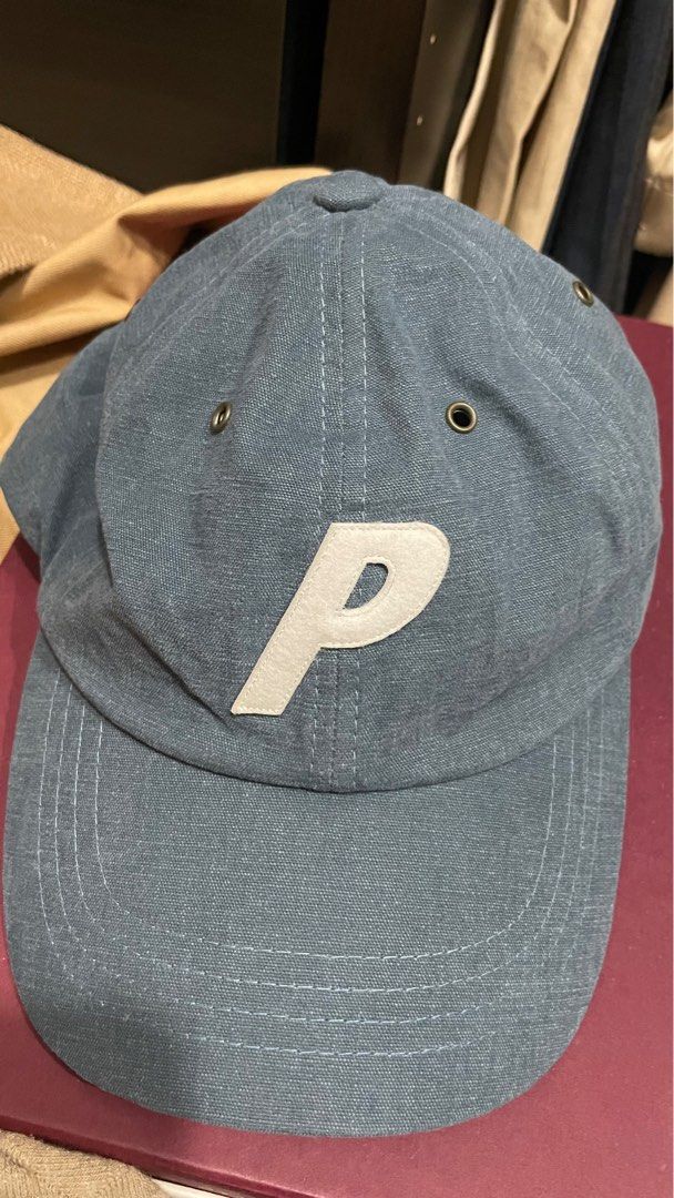 中古PALACE SKATEBOARDS PIGMENT P 6- PANEL Navy BALLCAP Cap帽棒球帽