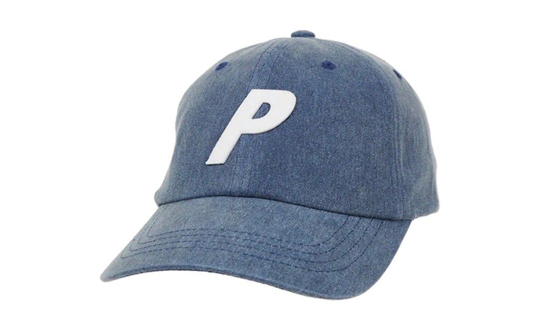 中古PALACE SKATEBOARDS PIGMENT P 6- PANEL Navy BALLCAP Cap帽棒球帽
