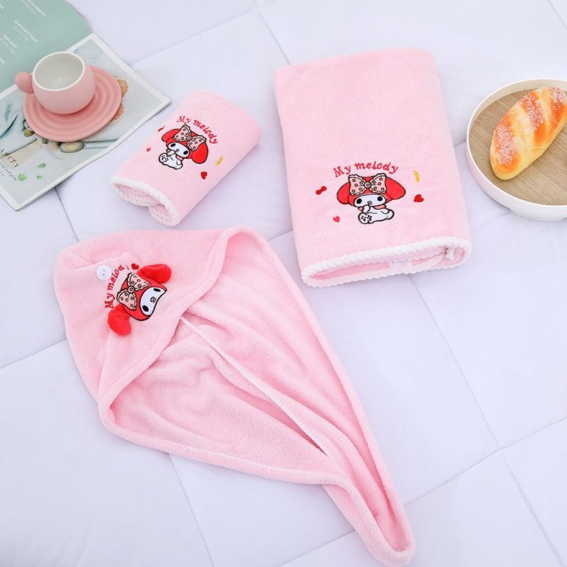 SG LOCAL STOCK SANRIO Character 2 in 1 Towel Set BATH TOWEL
