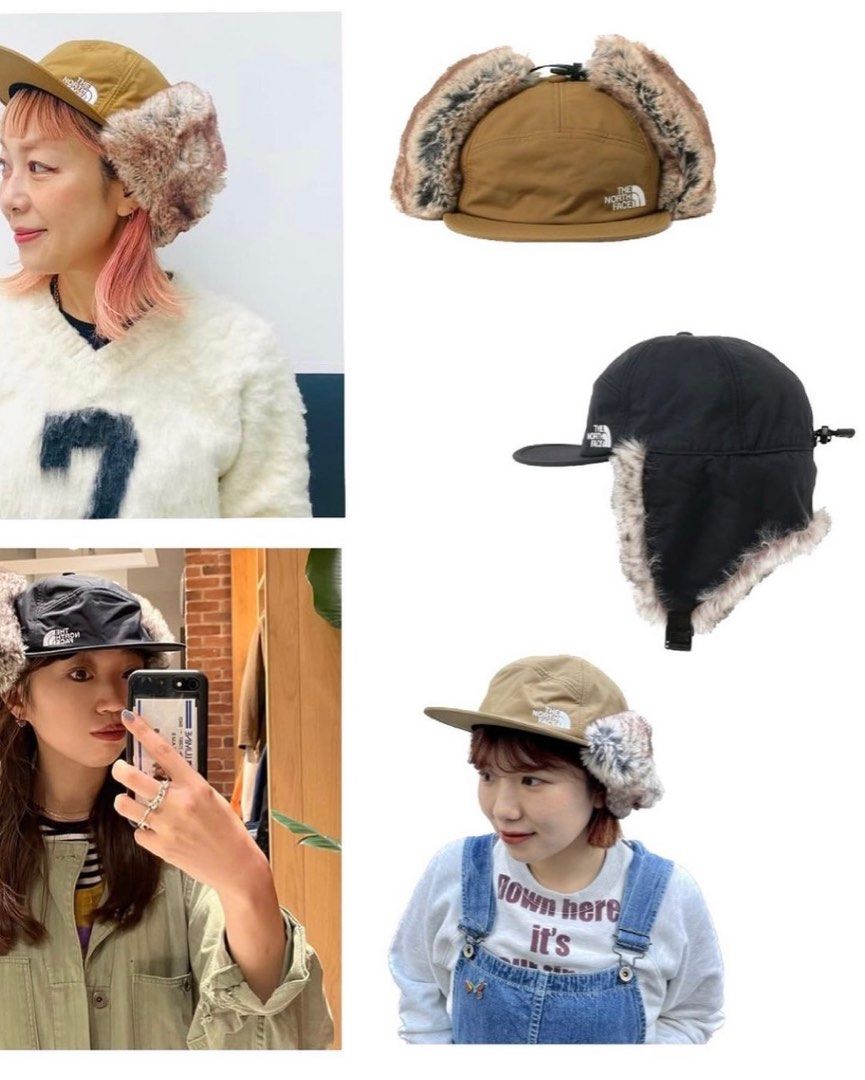日本THE NORTH FACE Badland Cap 飛行帽, 女裝, 手錶及配件, 帽- Carousell