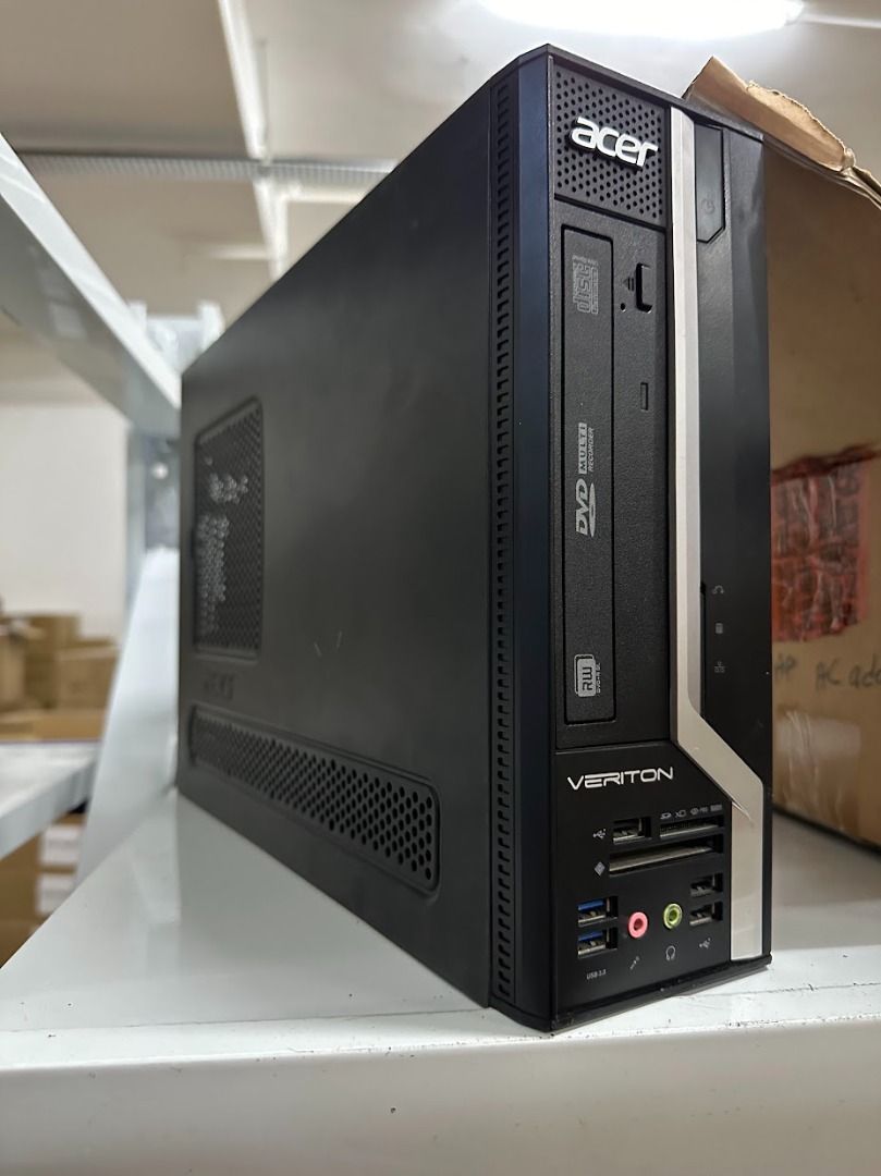 Acer i5 4th Gen Compact Desktop PC |i5-4590|4GB RAM|500GB HDD|SFF PC (Category: Desktops) located in Singapore. Submitted by daytech (Listing ID 1264590936, Image 2). Description: ✅ Ready Stock in SG ✅ Excellent Physical Condition ✅ Tested & Fully Functional ✅ One Month Warranty Wholesale pricing available for >3pcs ⛔ Fixed Price Payment via Atome (5% fee)/Paynow/Paylah/Bank Transfer No Cash on Delivery 🏪 Self Collection at S757022, 50 Gambas Cr