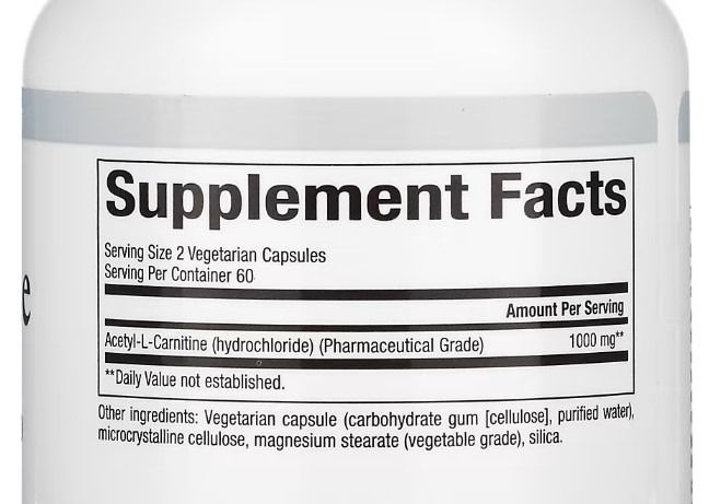 what is l-carnitine and what does it do Acetyl-L-Carnitine 120 Vcaps, Natural Factors, 500mg, Health & Nutrition,  Health Supplements, Vitamins & Supplements on Carousell