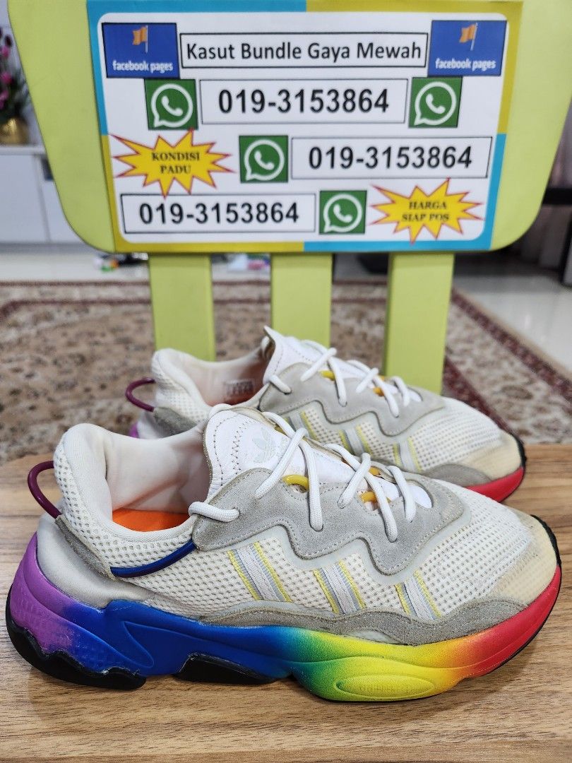 Adidas Ozweego Pride 8uk Men s Fashion Footwear Sneakers on Carousell