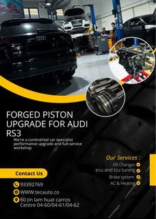 Audi RS3 8p RS4 RS5 EA211 EA888 gen 1/2/3 EA855  engine overhaul