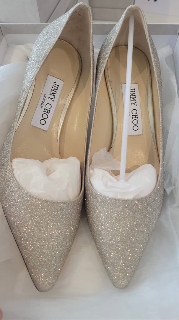 Jimmy choo romy platinum ice sale