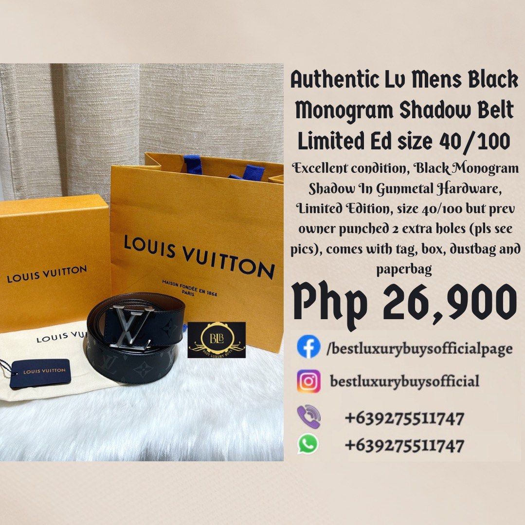 Louis Vuitton Men Belt, Men's Fashion, Watches & Accessories, Belts on  Carousell