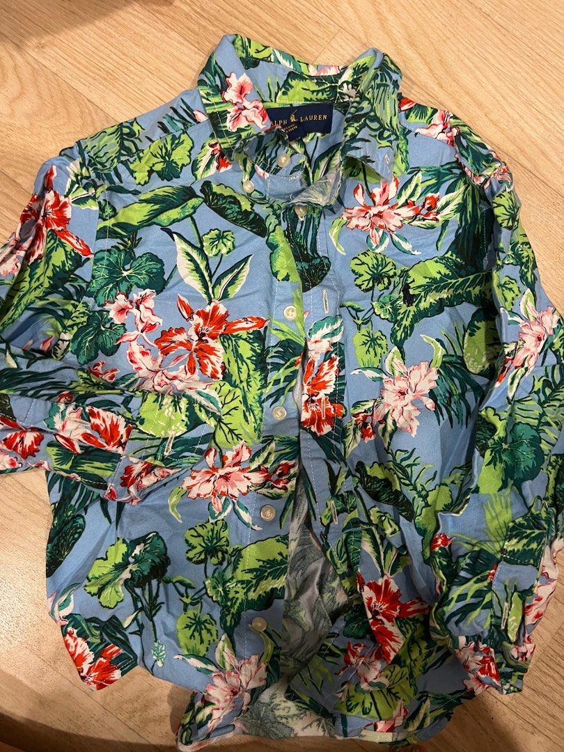 Ralph lauren on sale floral shirt