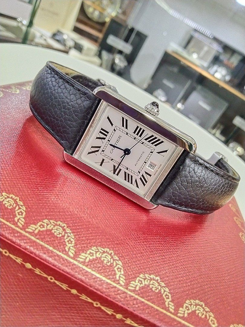Cartier tank solo cheap automatic movement