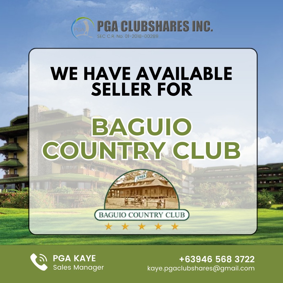 BAGUIO COUNTRY CLUB (BCC) MEMBERSHIP, Sports Equipment, Sports & Games
