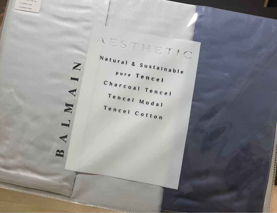 Balmain Tencel 1000TC Queen Bedsheets, Furniture & Home Living, Bedding