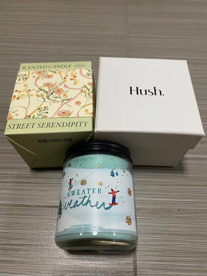 Bath and body works, Green Party Scented Candle, Furniture & Home