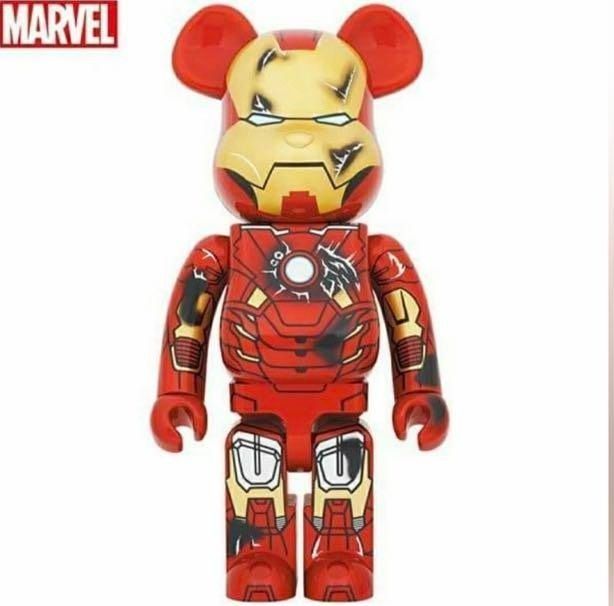 Bearbrick Ironman Mark 7 damaged 戰損version 1000 % 全新, 興趣及