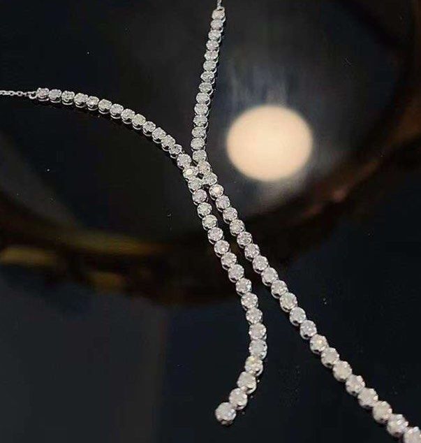 Real diamond hotsell necklace womens