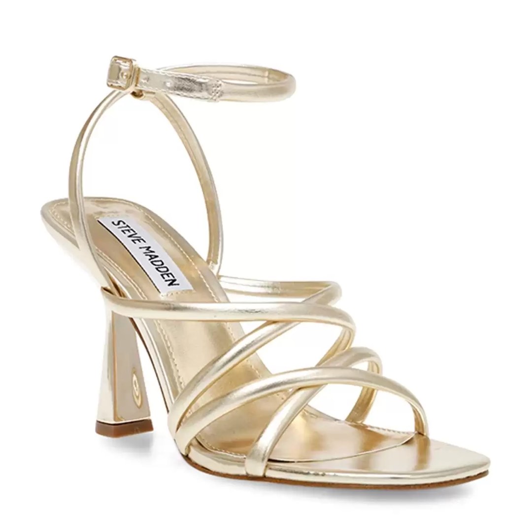 BNIB Steve Madden At Last Heels in Gold in 7.5
