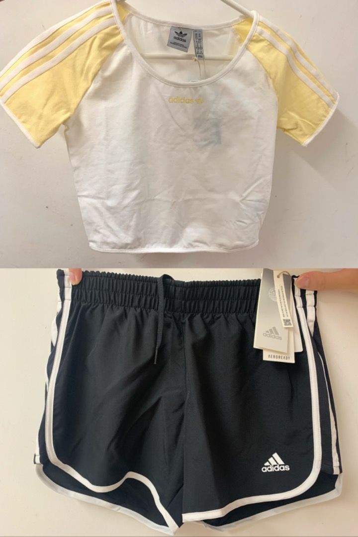 BNWT Adidas Top Shorts Set size XS