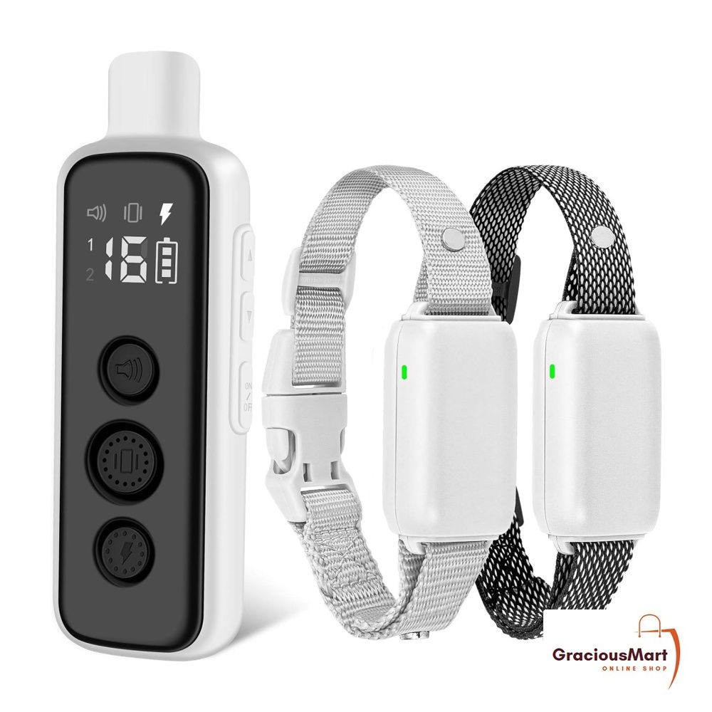 Bousnic Dog Shock Collar for 2 Dogs 8 120lbs Waterproof